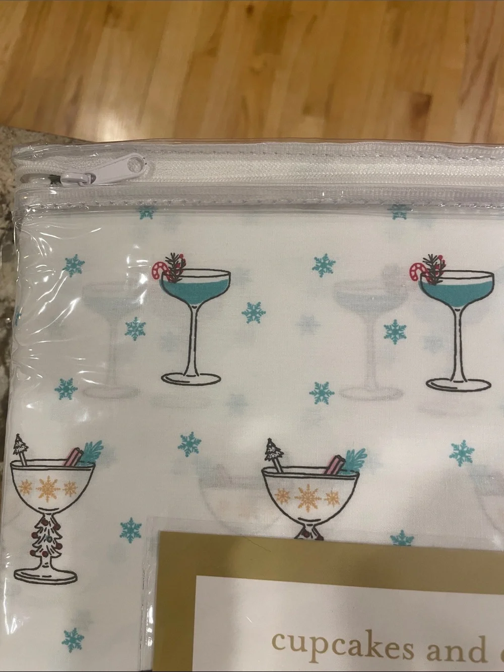 NWT cupcakes and cashmere Holiday Queen Cotton Sheet Set